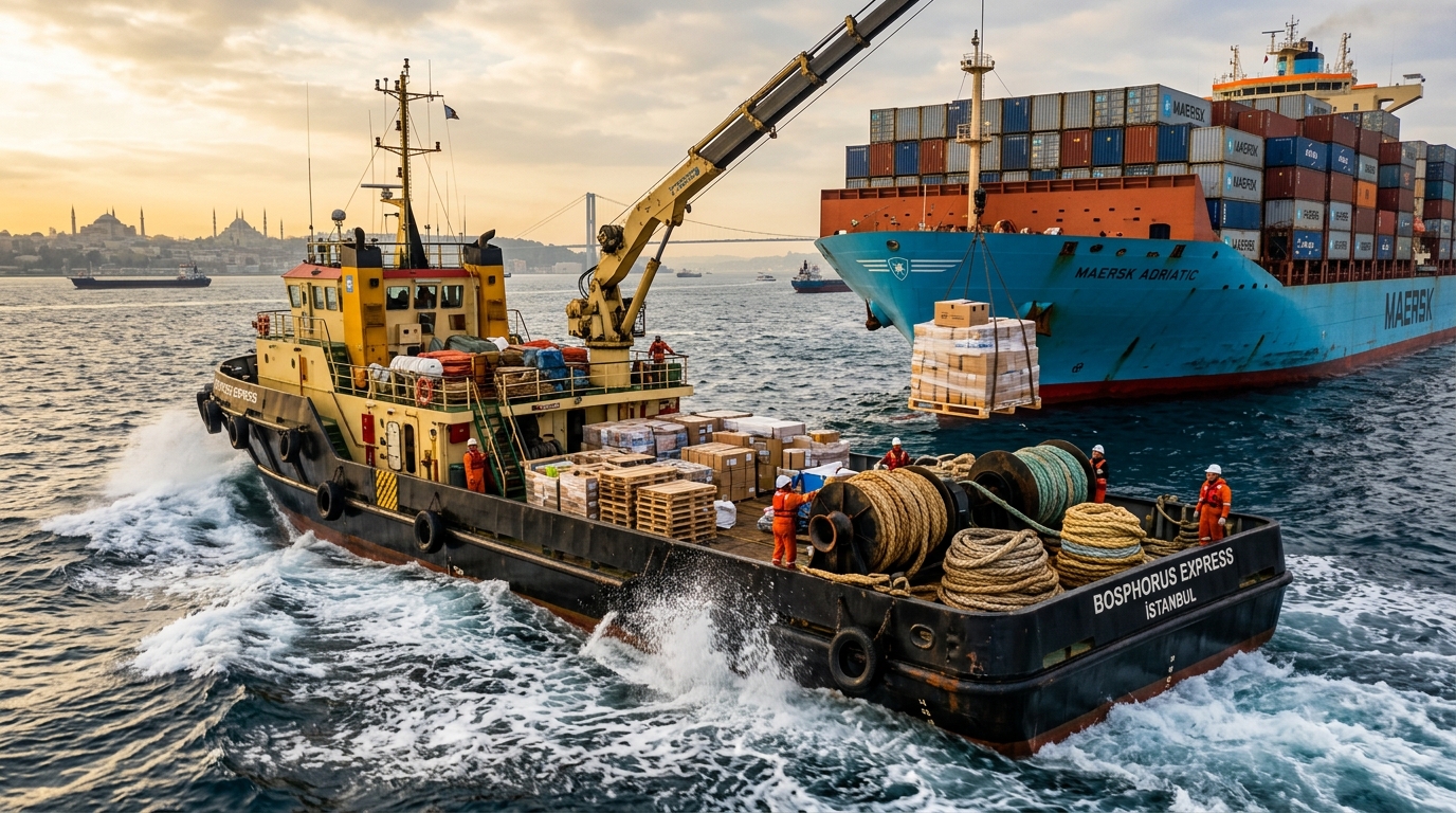 Fast Supply Boat Delivery Bosphorus Istanbul